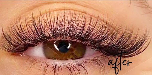 After Lash Extensions at Northern Colorado's Best Lash House Extension School