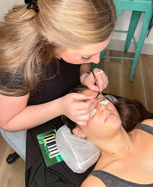 University Lash Application at The Lash House of Windsor University in Northern Colorado
